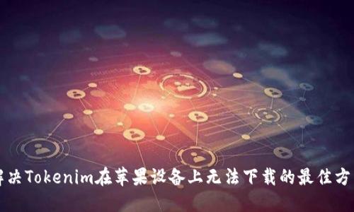 解决Tokenim在苹果设备上无法下载的最佳方法