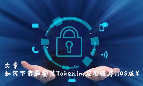 文章  
如何下载和安装Tokenim应用程序（iOS版）